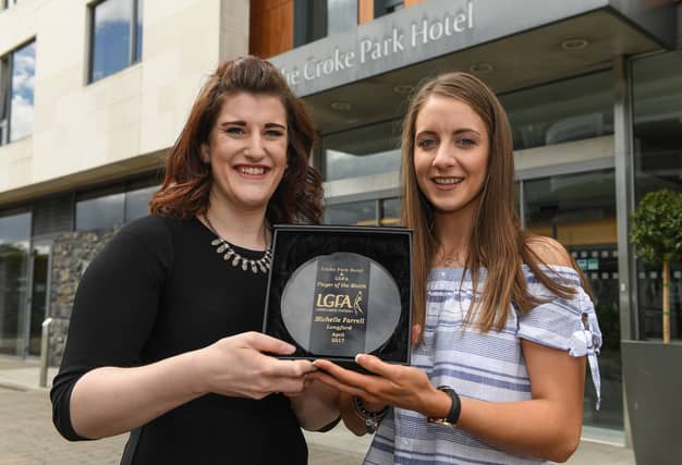 Longford ladies footballer Michelle Farrell, winner of The Croke Park Hotel & LGFA Player of the Month for April. Photo: Ray McManus/Sportsfile