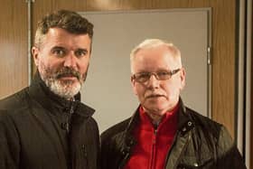 Roy Keane pictured with Pat O'Sullivan at Markets Field last month