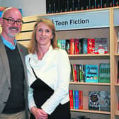 Pictured are PJ Lynch and Kathleen Moran at the launch of DEAR 2017