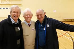 Paddy Rogers from Kilkenny meets some Waterford counterparts at the intercounty Go For Life Day