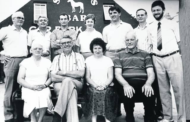 Members of the organising group when Ballyshannon hosted the Ulster finals of the Community Games.