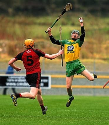 Donegal's Lee Henderson in action against Down