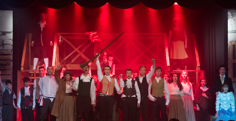 The talented young cast of Les Mis