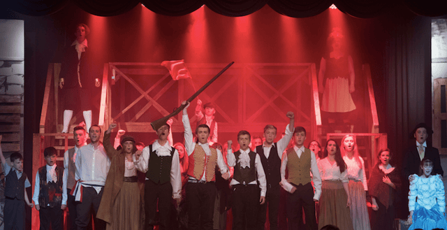 The talented young cast of Les Mis