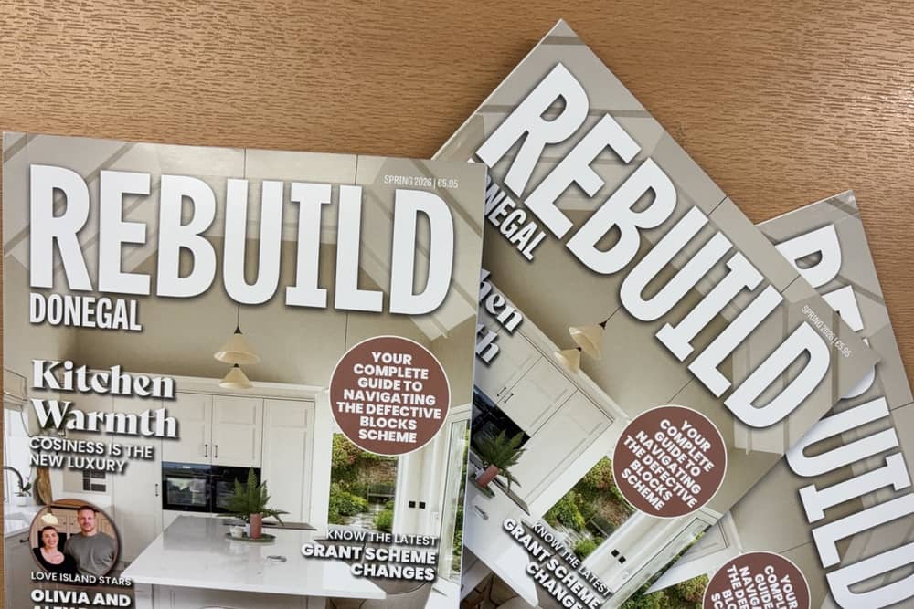 The new edition of Donegal Rebuild is now on sale in shops across Donegal and Derry