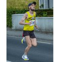 New Ballinamore Festival 10km course record holder Conan McCaughey nears the finish Picture: Mark Kelly
