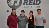 Daniel McDaid, General Manager, Cillian Hughes, Fitness Instructor, Siobhan O'Hara, Assistant Manager, Richard Connolly, Director