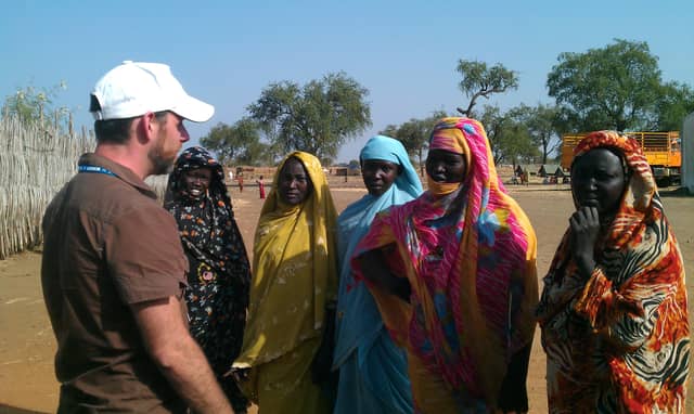 Matt Byrne, 37, from the South Circular Road, in the south Sudan