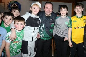 The History Maker Brendan Dolan at Aodh Ruadh Bord na nÓg fundraiser in Sean Óg's, Ballyshannon PHOTOS: Thomas Gallagher