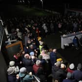 A vigil is held at Sean McDermott's GFC in Mountrush, Ardee. All Pics: Liam McBurney/PA Wire