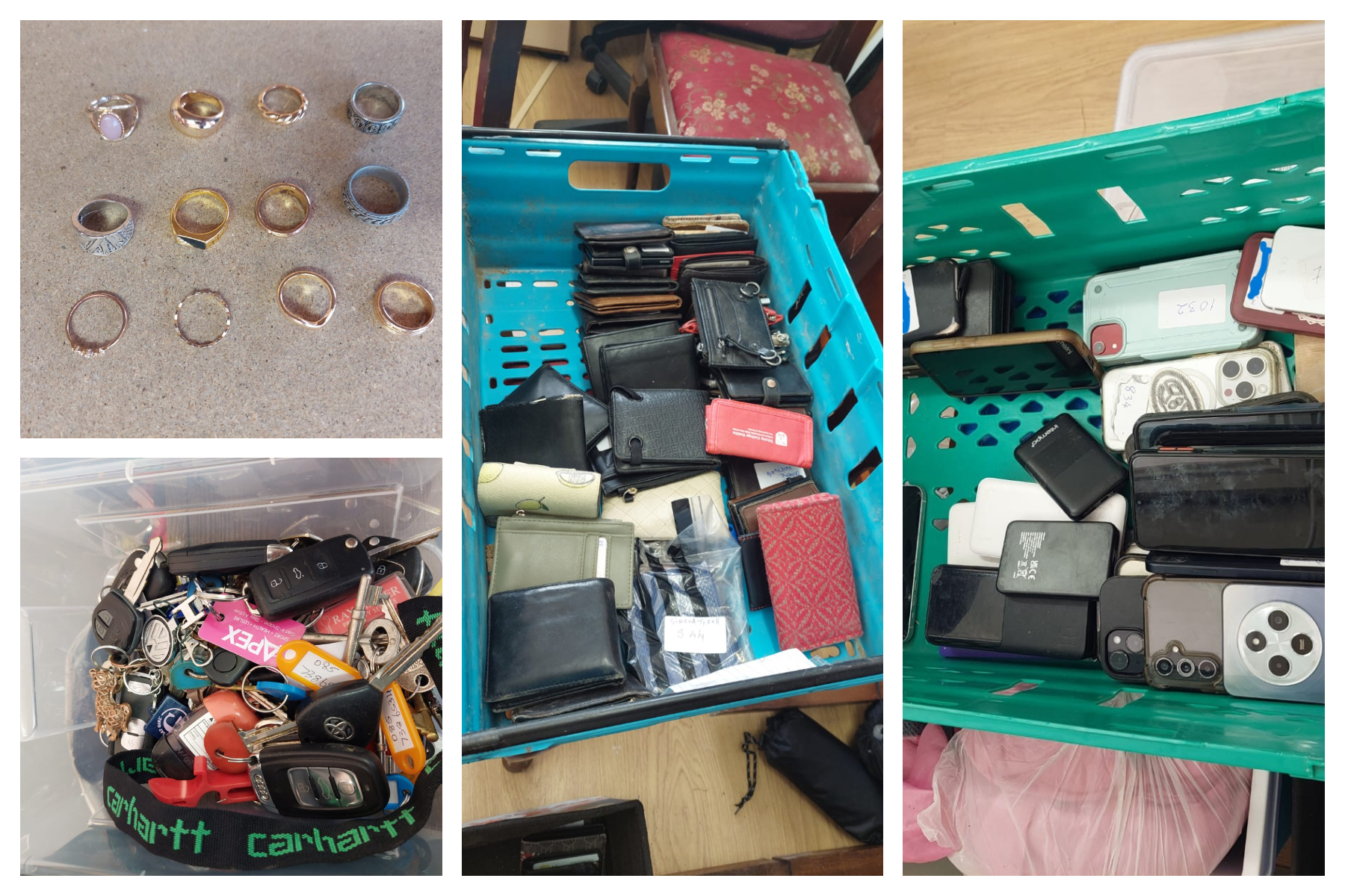 IN PICTURES: Wedding rings, car keys, phones and more still at Electric ...