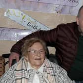 Mary McNelis of Ballyshannon and Ardara celebrates her 100th birthday. PHOTOS Thomas Gallagher