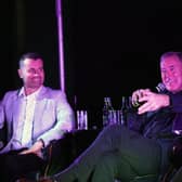 Shay Given and Packie Bonner at the London Irish Centre