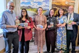L-R: Niall McCaughan (GVI), Amy Fatherston (GVI), Sarah Nolan (Donegal Tourism), Barbora Horakova (GVI), Monica Roddy (GVI), Anthony Doogan (GVI) and David Leonard (Failte Ireland)