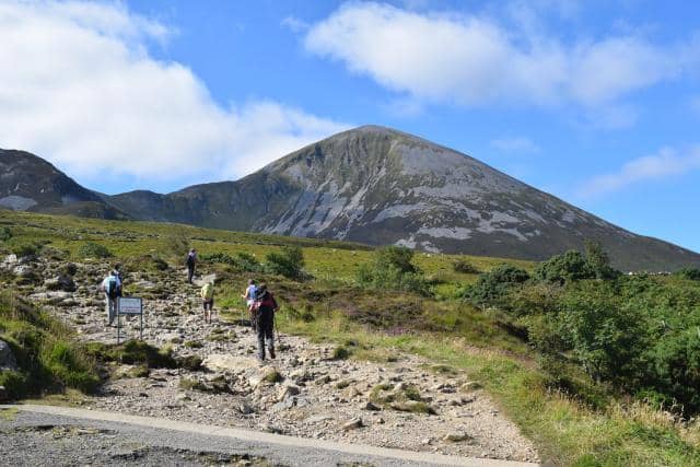 Pictured is Croagh Patrick, Mayo.