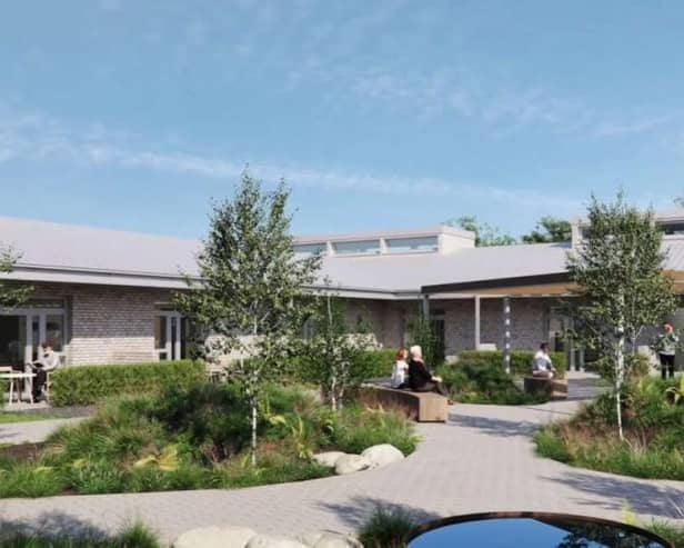 An image of the proposed Midlands Hospice on Arden Lane Tullamore.