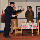 On stage with the Coon Players in Anyone Could Rob A Bank. PICTURES: HARRY REID