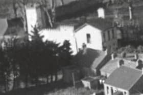 Woodbine/Castleville/Violet Villa captured in 1956 with its fanciful white tower I PICTURE:  National Library of Ireland