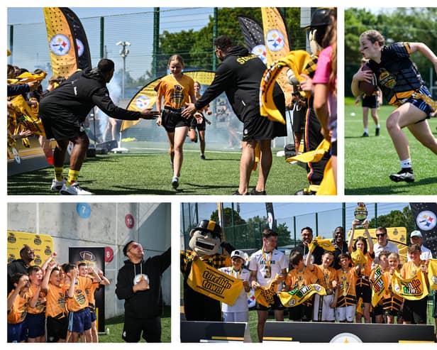  Students across Ireland took part in the Pittsburgh Steelers Flag Football National Finals   