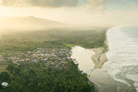 Bustling coastline