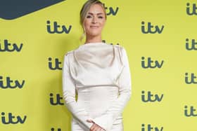 Laura Woods attending the ITV Showcase at the Design Museum in central London