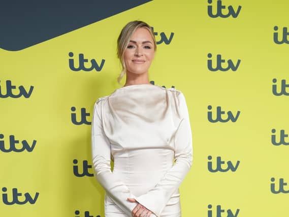 Laura Woods attending the ITV Showcase at the Design Museum in central London