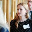 Morven May-MacCallum in a Holyrood corridor