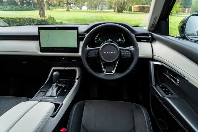 The interior of the CX-5 offers more space than before