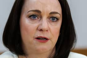 Headshot of Catherine Kierans speaking