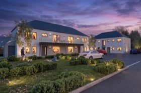 Artist's impression of proposed apartments near Letterkenny