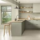 Howdens Frome Kitchen in Reed Green, Howdens