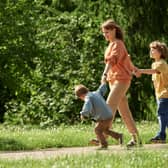 Family walking