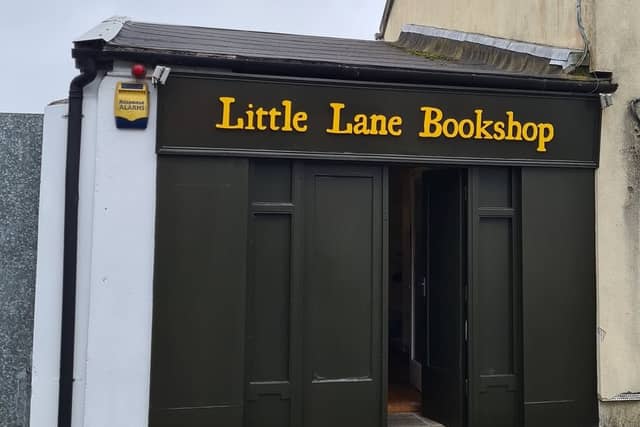 The Little Lane Bookshop’s current premises at Spring Garden Alley in Waterford city