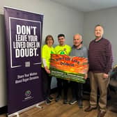 Patricia, Mark and Paul Conlon with Paul Donohoe, Cavan Monaghan Branch of the Irish Kidney Association