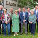 New chair of Portlaoise Municipal District, Cllr Barry Walsh, with vice chair Cllr Catherine Fitzgerald, Cllr Marie Tuohy, Cllr Pady Buggy, Cllr John Joe Fennelly, Cllr Tommy Mulligan and Cllr Caroline Dwane Stanley and Laois County Council officials Simon Walton and Wes Wilkinson, on his election on June 17.