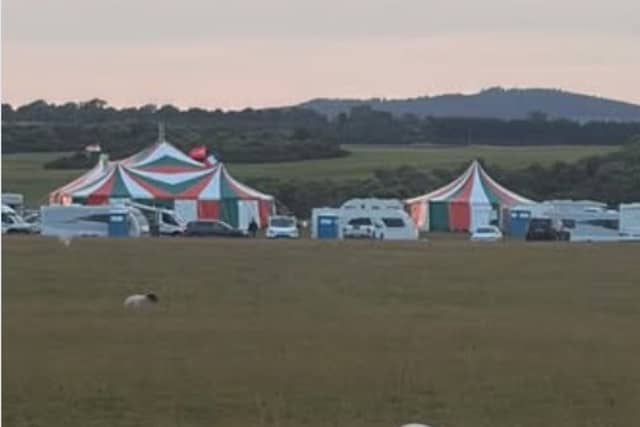 Encampments on The Curragh Plains