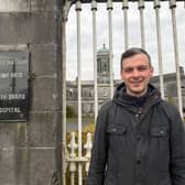 Councillor Alan Harney, pictured outside St Brigid’s, is concerned about lack of CAMHS services in  Ballinasloe 