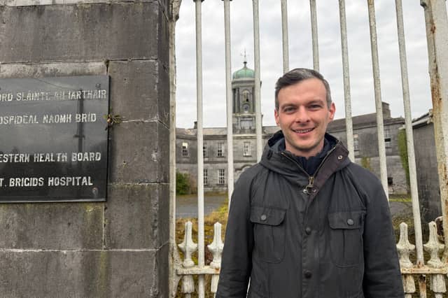 Councillor Alan Harney, pictured outside St Brigid’s, is concerned about lack of CAMHS services in Ballinasloe