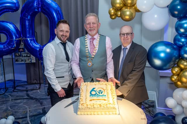 Left to right: Frank Doherty (CEO), Brendan Jenkins (ILCU President) and Michael Murphy (President, Pennyburn Credit Union)