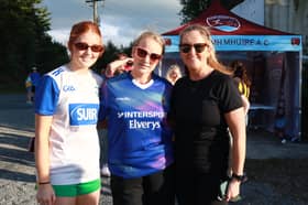 Pictured at the launch of the Naomh Mhuire AC fundraiser on Friday night last are L to R Farrah Delaney, Rachel Kilmurray and Jenny Carey