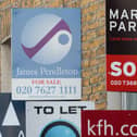 Estate agents' boards