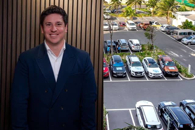 Longford's Garrett Flower, founder of the Parkingpnp app