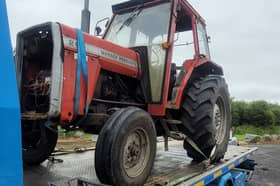 Tractor seized by Mayo Gardaí