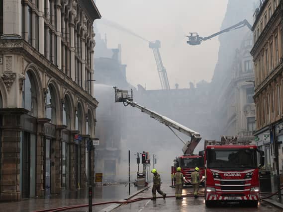 Glasgow Central fire
