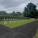 New headstones at Thornhill Convent cemetery.