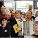 Claire Foley received a massive send-off from colleagues on Friday 