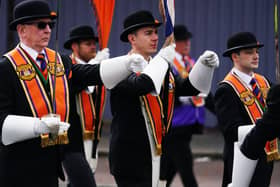People taking part in a march