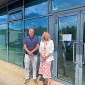 Senator Alison Comyn and Cllr James Byrne 