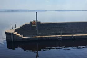 Gortnor Abbey Pier, Co. Mayo with recently installed new steps