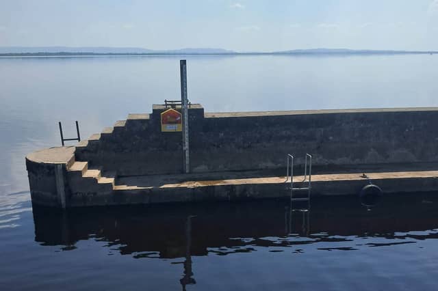 Gortnor Abbey Pier, Co. Mayo with recently installed new steps